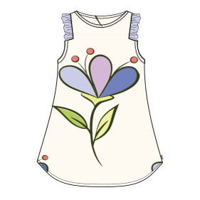 Fashion sewing patterns for GIRLS Underwear Nightgown 2826
